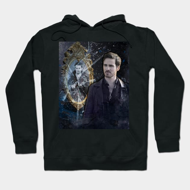 OUAT - Shattered - Killian Jones - Hook Hoodie by vickytoriaq